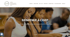 Desktop Screenshot of igepformation.fr